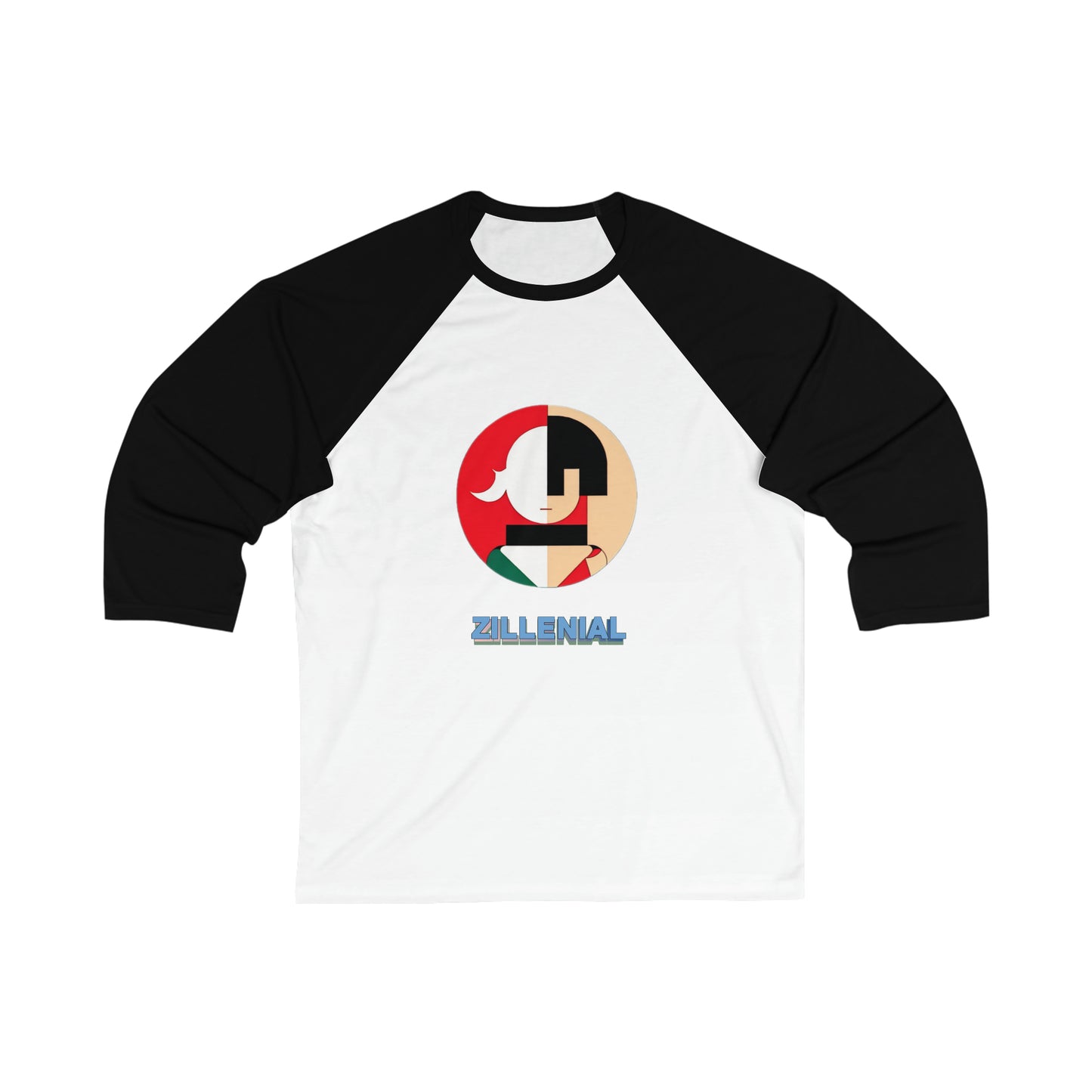 Unisex 3\4 Sleeve Baseball Tee