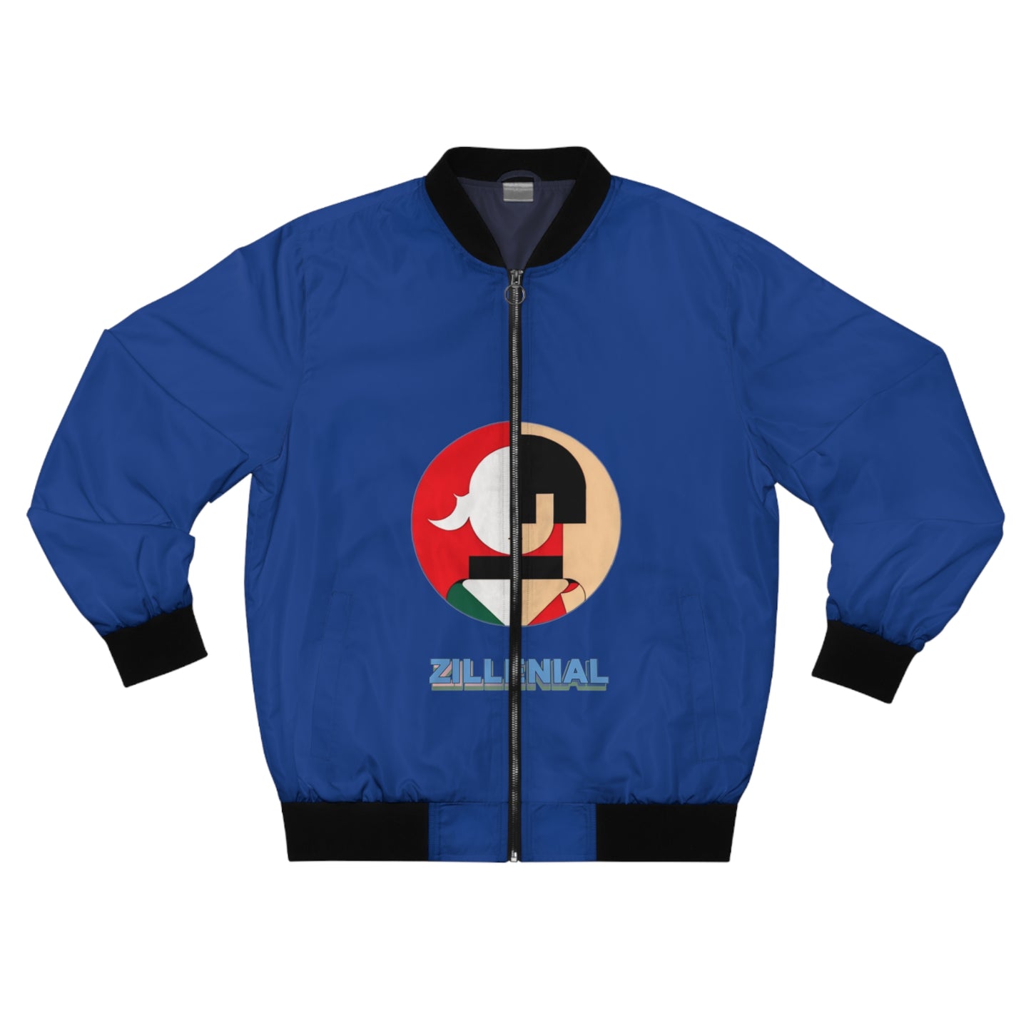 Men's Bomber Jacket - ZylleniaL Blue