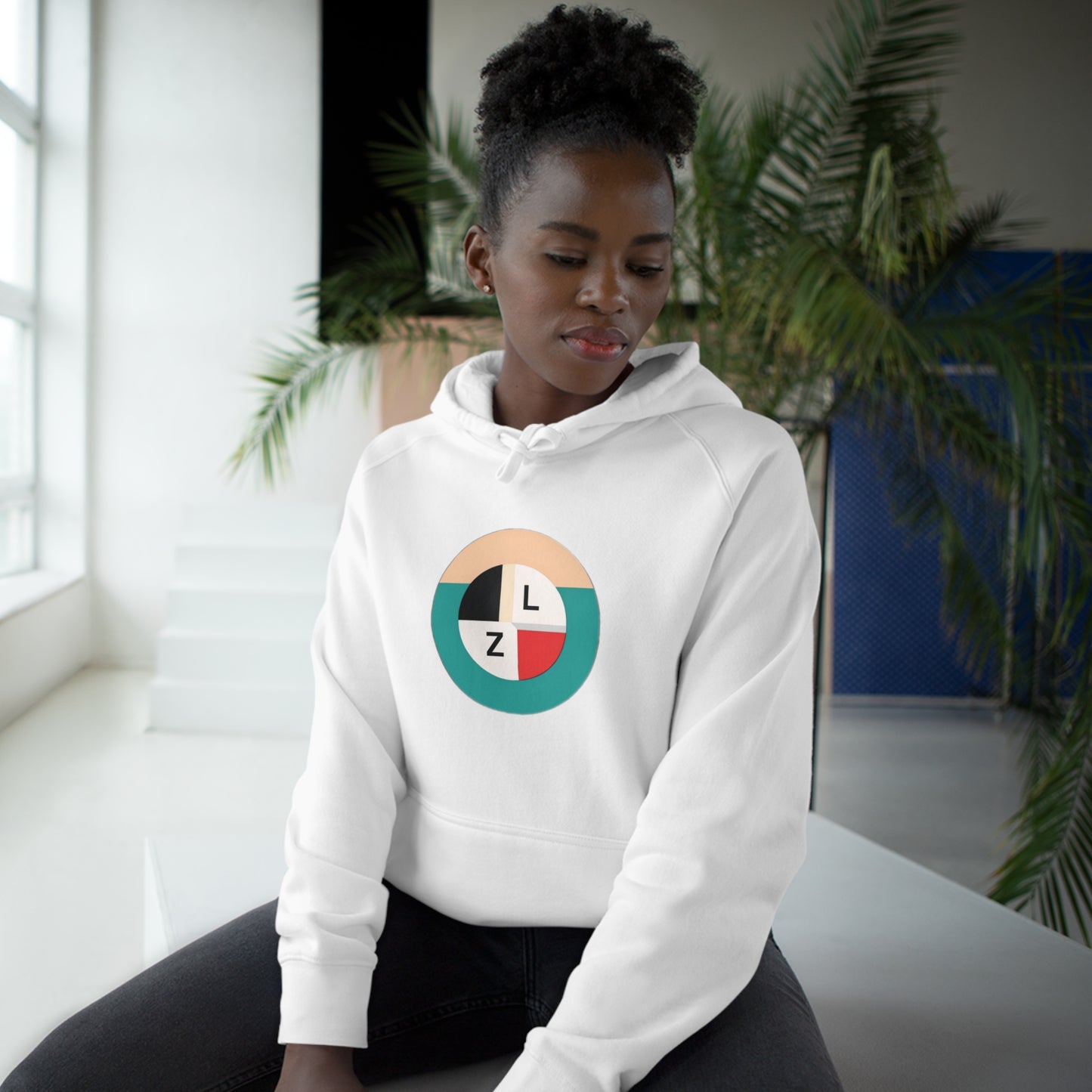 Unisex Supply Hoodie - ZilleniaL Circle Pattern Green